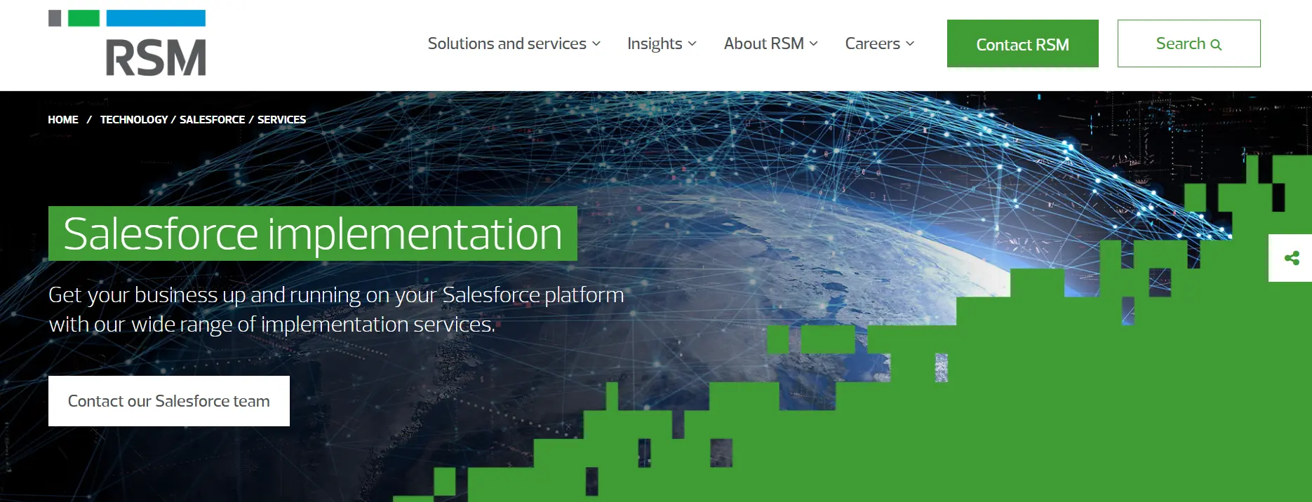 RSM US salesforce consulting company in Minnesota